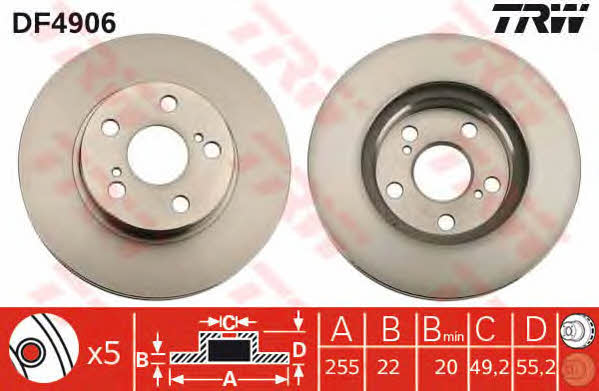 Buy TRW DF4906 – good price at EXIST.AE!