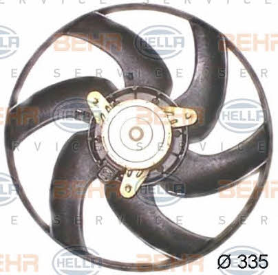 Hub, engine cooling fan wheel Behr-Hella 8EW 351 043-651