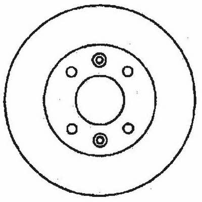 Stop 561237S Unventilated front brake disc 561237S
