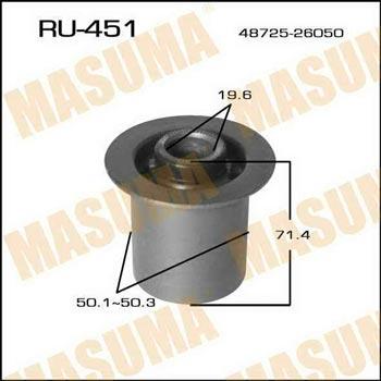 Masuma RU-451 Silent block, rear lower arm RU451