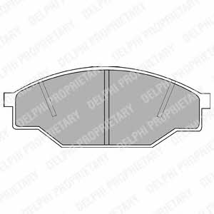 Delphi LP538 Brake Pad Set, disc brake LP538