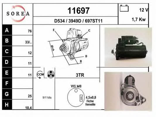 EAI 11697 Starter 11697