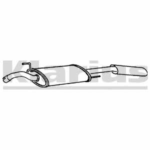 Klarius 240299 End Silencer 240299