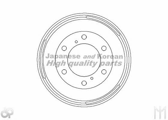 Ashuki N015-01 Rear brake drum N01501