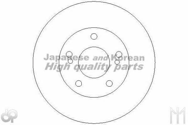 Ashuki N013-30 Front brake disc ventilated N01330