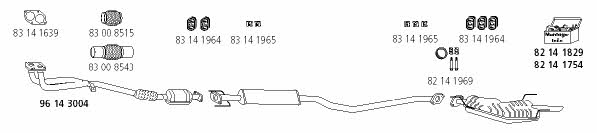 HJS Leistritz OP_684 Exhaust system OP684