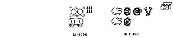 HJS Leistritz MT-VAG126 Exhaust system MTVAG126