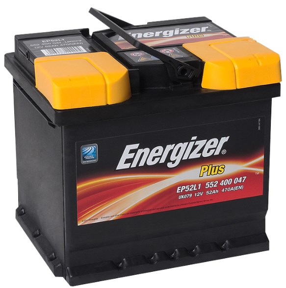 Energizer EP52-L1 Battery Energizer Plus 12V 52AH 470A(EN) R+ EP52L1