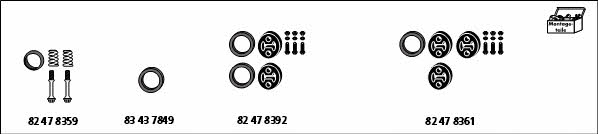 HJS Leistritz MT-SUZ2 Exhaust system MTSUZ2