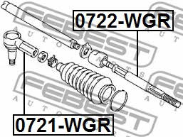 Febest Inner Tie Rod – price 59 PLN