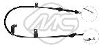 Metalcaucho 81947 Parking brake cable, right 81947