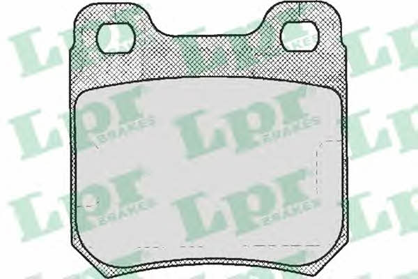 LPR 05P206 Brake Pad Set, disc brake 05P206
