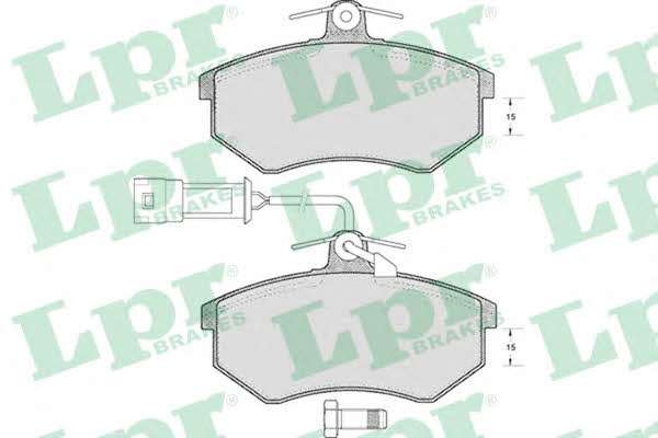 LPR 05P221 Brake Pad Set, disc brake 05P221