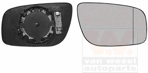 Door mirror glass Mercedes E-Class: 3043838 Van Wezel Wing mirror glass, right