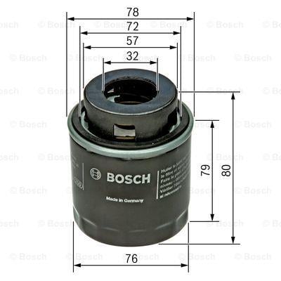 Bosch F 026 407 079 Oil Filter F026407079