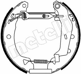 510157 Metelli Brake shoe set