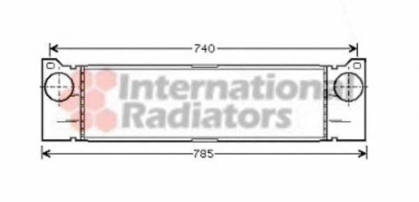 Van Wezel 30004370 Intercooler, charger 30004370 30004370 Van Wezel Intercooler, charger