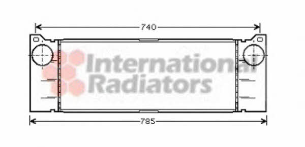 Van Wezel 30004371 Intercooler, charger 30004371 30004371 Van Wezel Intercooler, charger