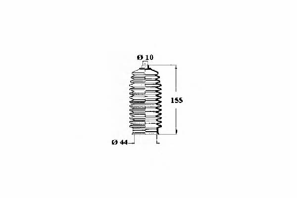 Ocap 1211061 Steering rod boot 1211061