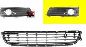 Radiator grill Opel: 3792593 Van Wezel Front bumper grille (plug) left