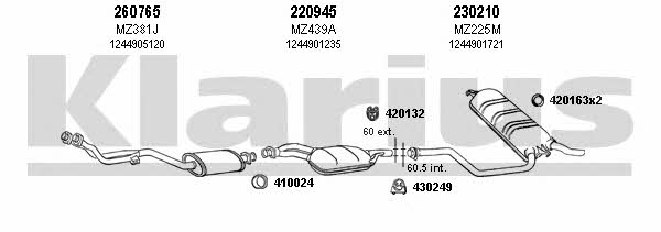  600326E Exhaust system 600326E