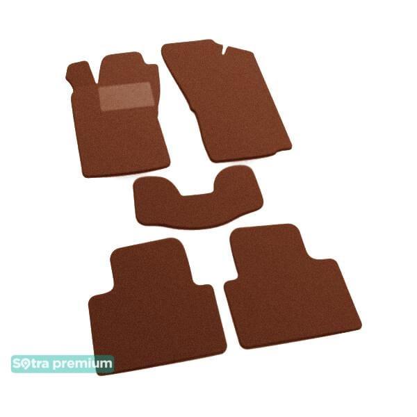 Sotra 06564-CH-TERRA Interior mats Sotra two-layer terracotta for Alfa Romeo Gt (2003-2010), set 06564CHTERRA
