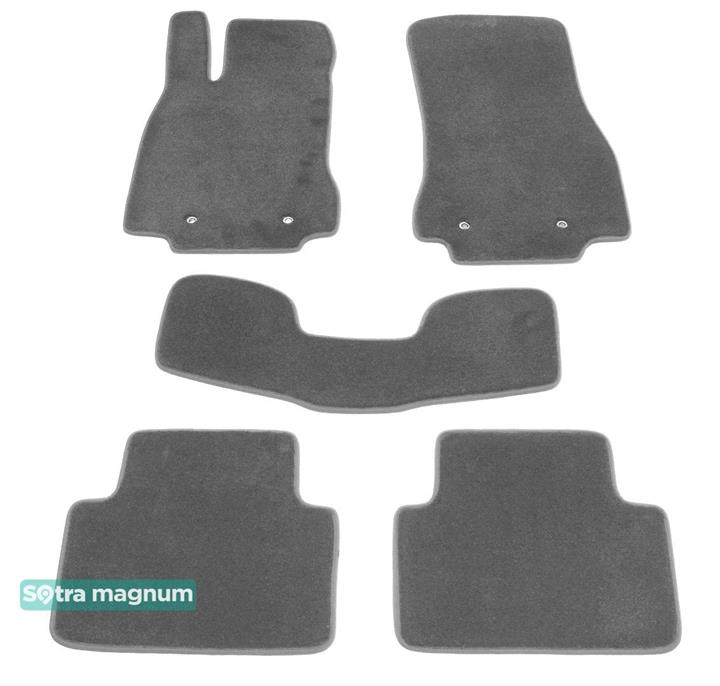 Sotra 07120-MG20-GREY Interior mats Sotra two-layer gray for Jaguar Xf (2008-2015), set 07120MG20GREY