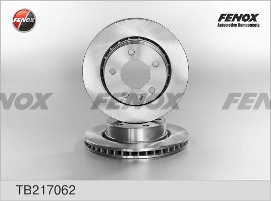 Fenox TB217062 Front brake disc ventilated TB217062