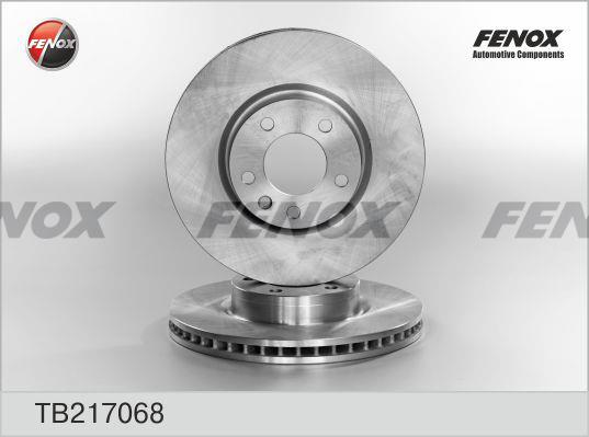 Fenox TB217068 Front brake disc ventilated TB217068
