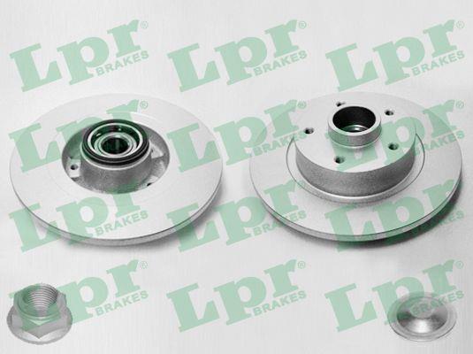 LPR R1049PRCA Rear brake disc, non-ventilated R1049PRCA