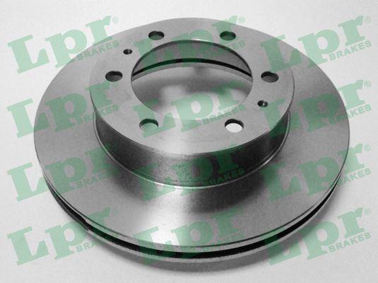 LPR T2066V Front brake disc ventilated T2066V