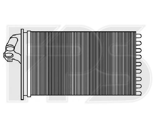 FPS FP 46 N164-X Heat exchanger, interior heating FP46N164X