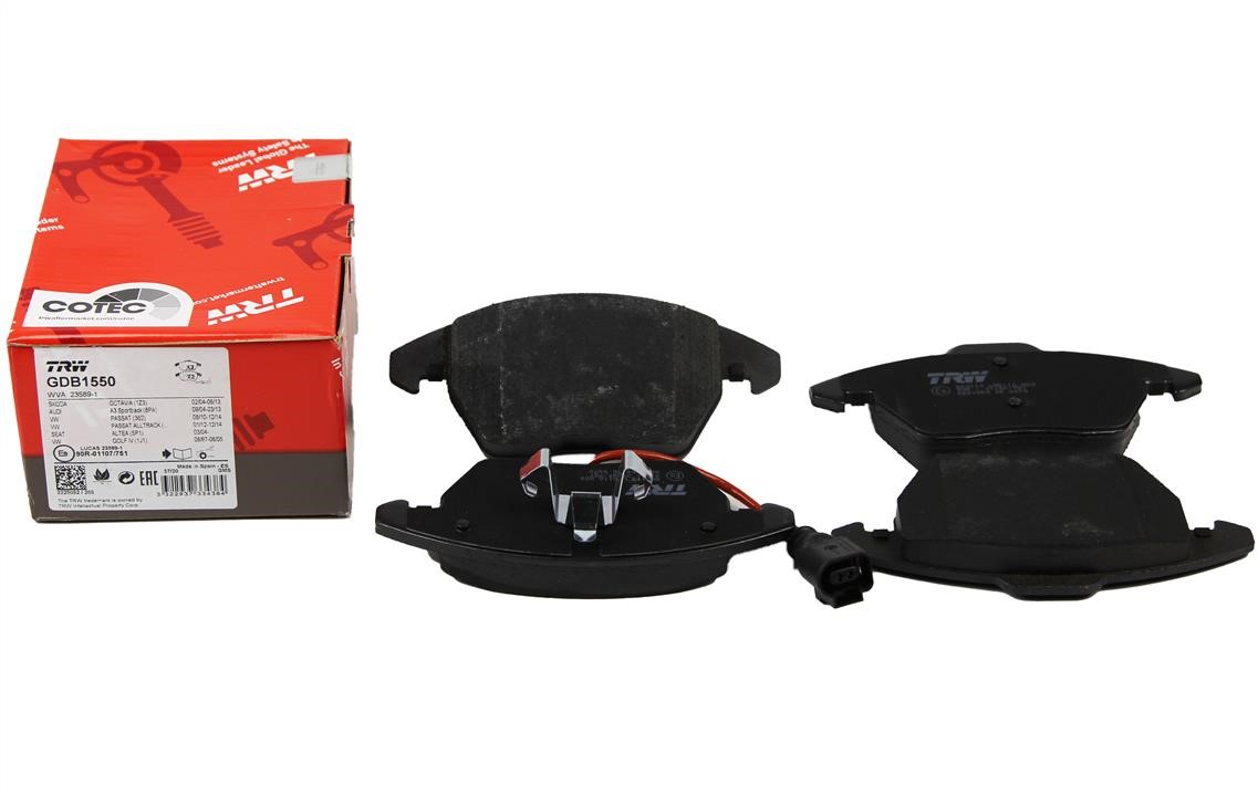 TRW TRW COTEC disc brake pads, set – price 149 PLN