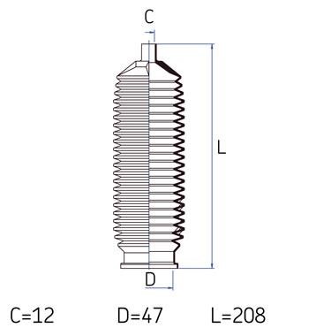 SKF VKJP 2212 Bellow kit, steering VKJP2212