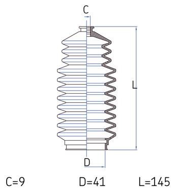 SKF VKJP 2130 Bellow kit, steering VKJP2130