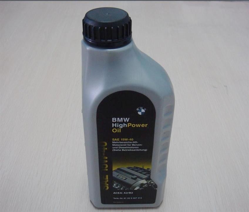 BMW 81 22 9 407 414 Engine oil BMW High Power Oil 15W-40, 1L 81229407414