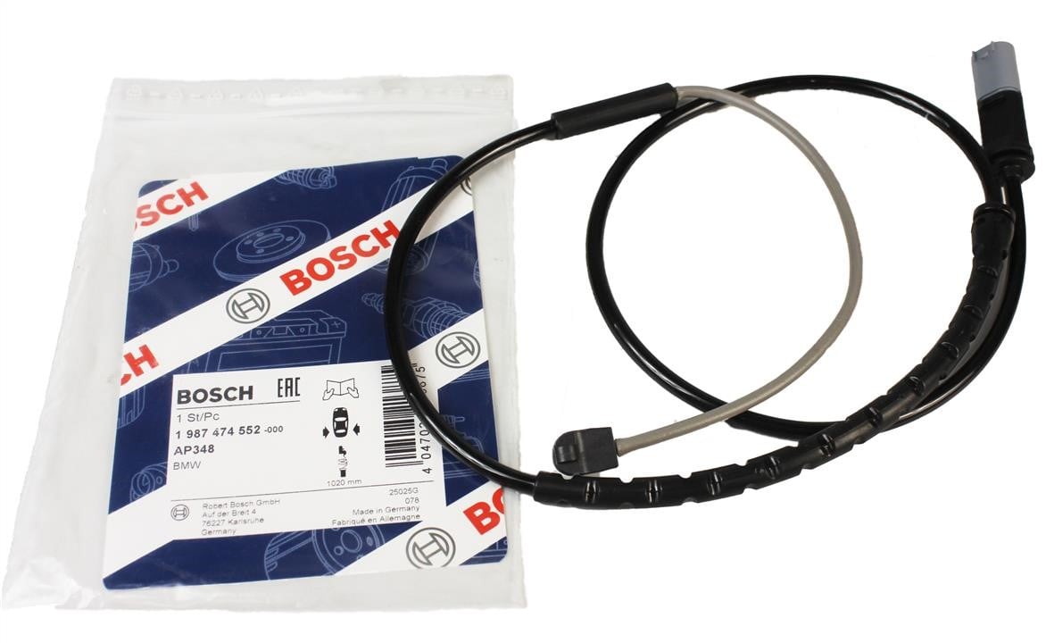 Brake pad wear sensor, rear Bosch 1 987 474 552