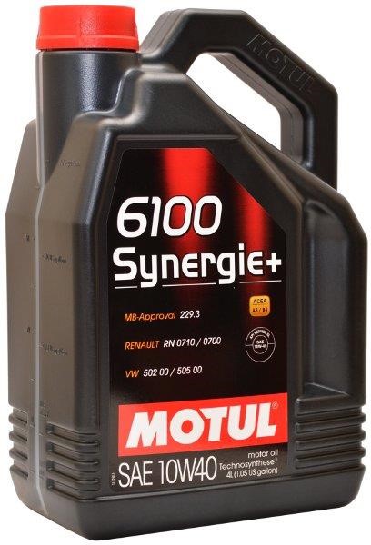 Motul Engine oil Motul 6100 SYNERGIE+ 10W-40, API SN&#x2F;CF, ACEA A3&#x2F;B4, 4L – price 118 PLN