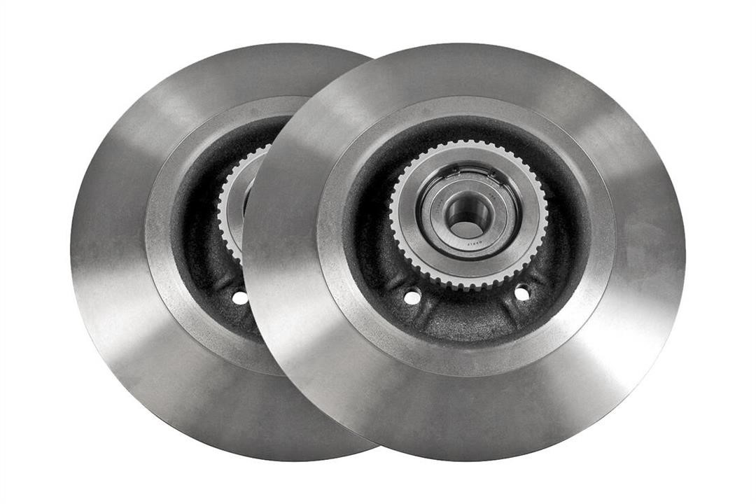 Vaico V46-40007 Rear brake disc, non-ventilated V4640007