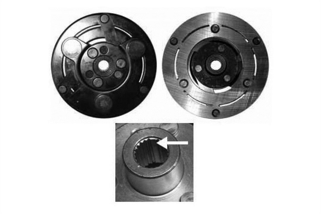 Vemo V15-77-1031 A/C Compressor Clutch Disc V15771031