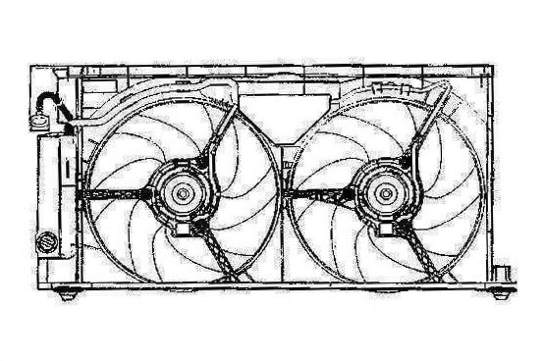 Vemo V22-01-1761 Hub, engine cooling fan wheel V22011761