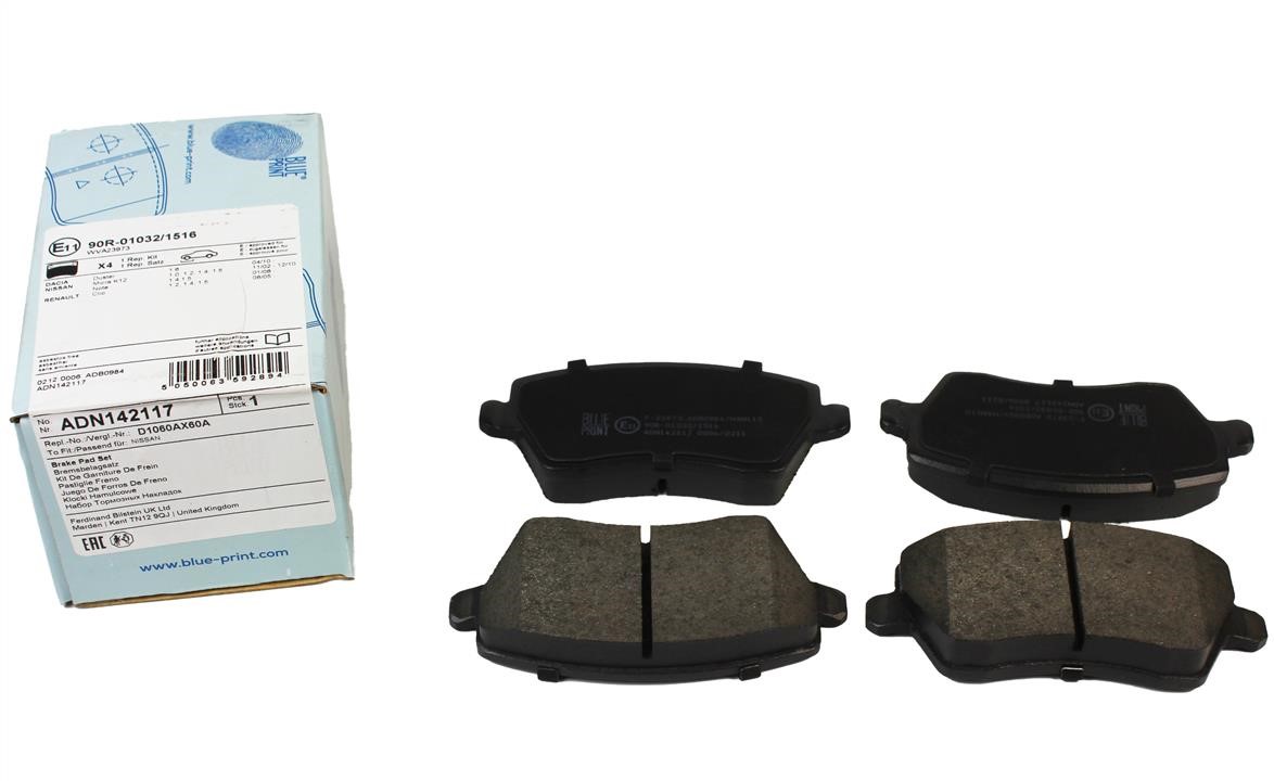 Brake pad set Blue Print ADN142117