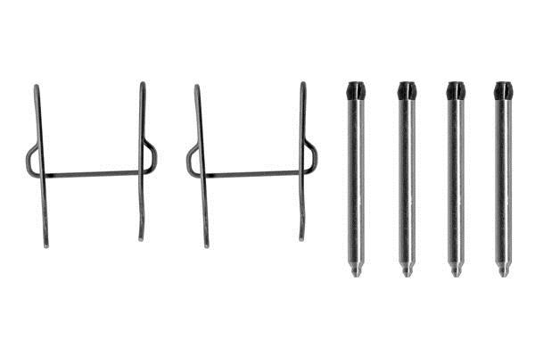 Rear brake pad fitting kit Citroen AX: 1987474028 Bosch Brake pad fitting kit