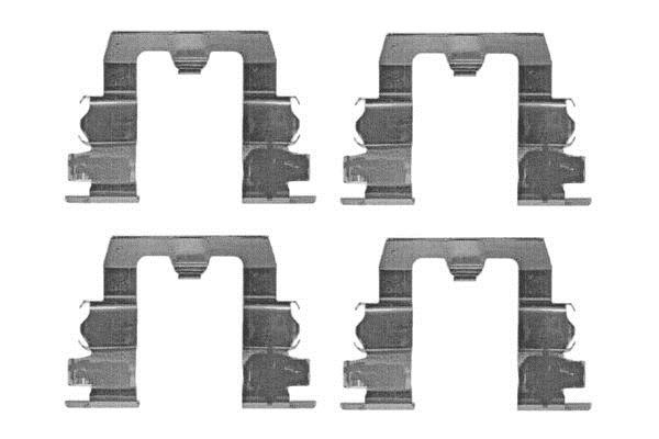 Bosch 1 987 474 153 Mounting kit brake pads 1987474153