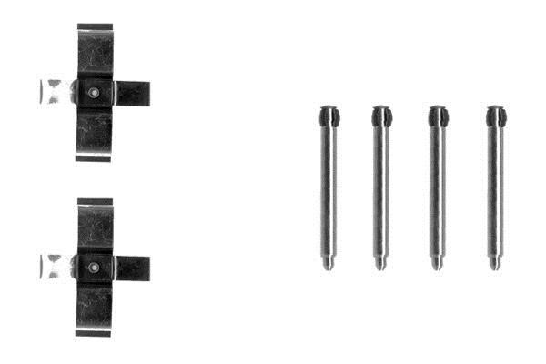 Bosch 1 987 474 180 Brake pad fitting kit 1987474180 1987474180 Bosch Brake pad fitting kit