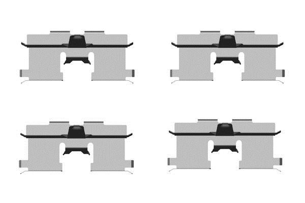 Bosch 1 987 474 438 Mounting kit brake pads 1987474438