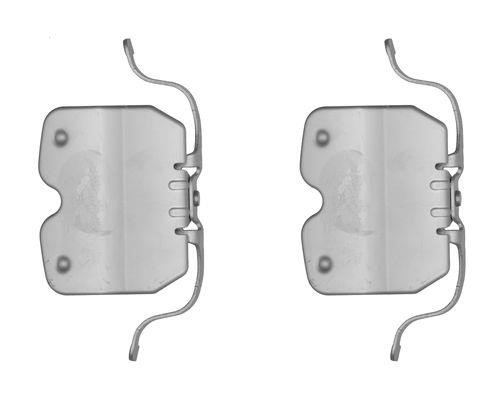 Rear brake pad fitting kit BMW X5: 1987474725 Bosch Brake pad fitting kit