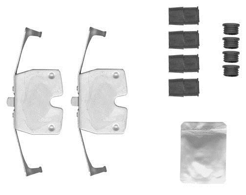 Brake pad accessory kit BMW X5: 1987474760 Bosch Brake pad fitting kit
