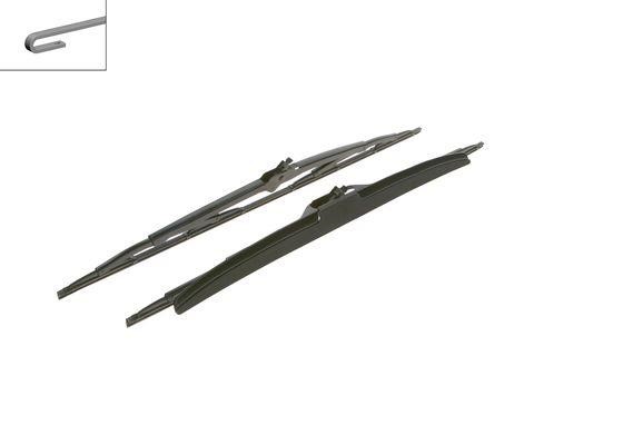 Bosch Bosch Twin Spoiler Frame Wiper Brush Set 600&#x2F;600 – price 152 PLN