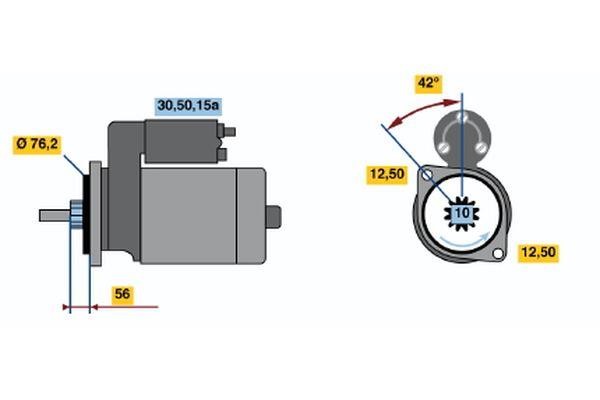 Starter Bosch 0 001 107 003